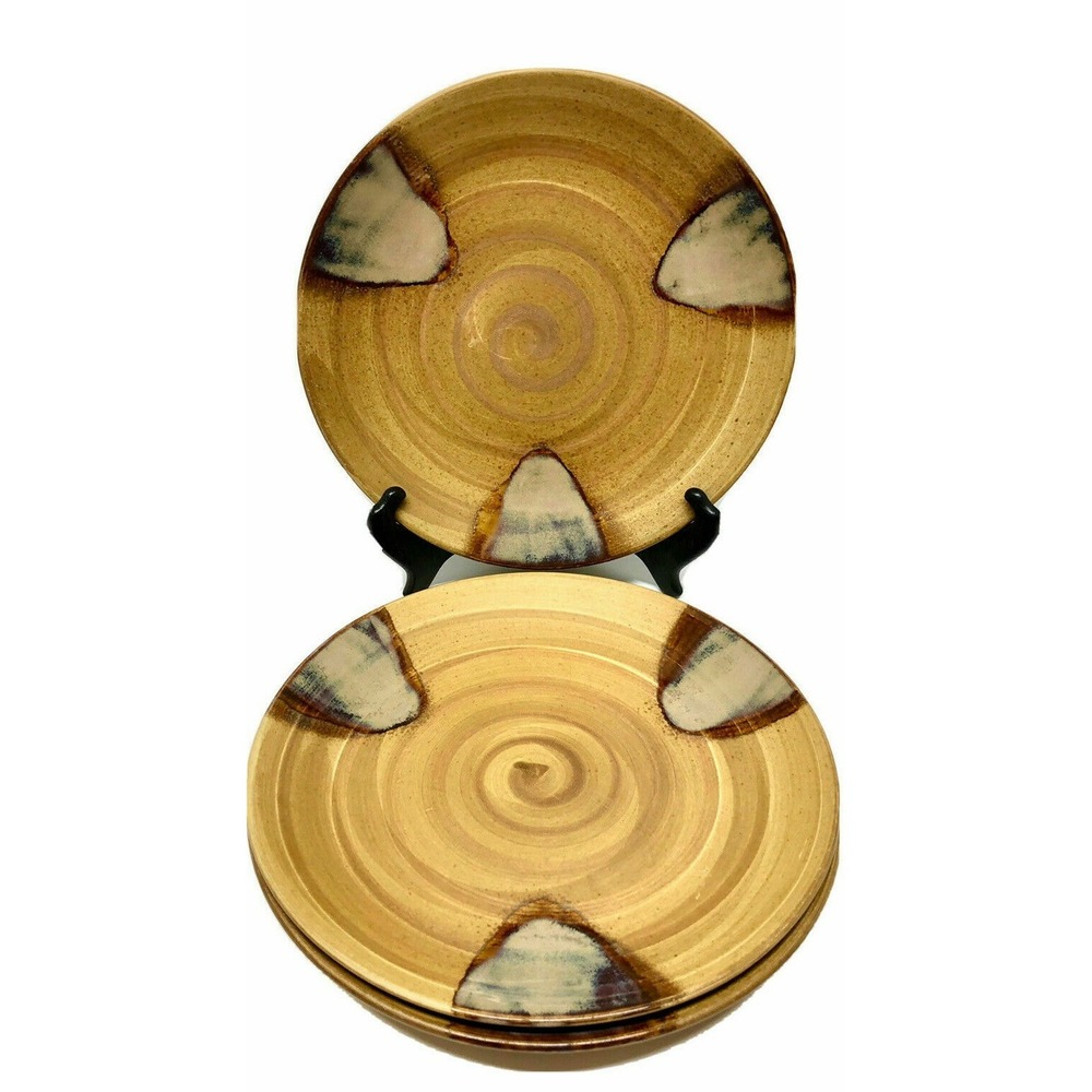 3 Vintage Sango Splash Dinner Plates
